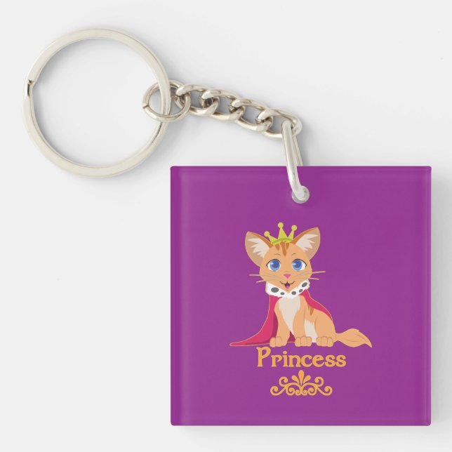 Princess Kitten Schlüsselanhänger (Vorderseite)