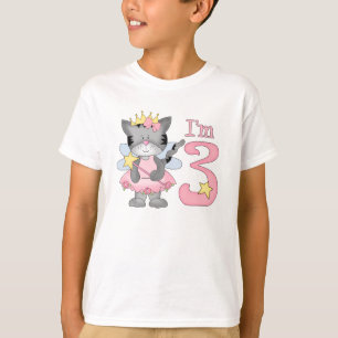 Princess Kitty 3. Geburtstag T-Shirt