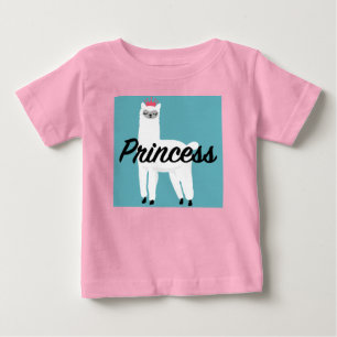 Princess Lama Design - Baby Fine Jersey T - Shirt