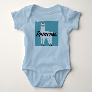 Princess Lama Design - Baby Jersey Bodysuit Strampler