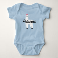 Princess Lama Design - Baby Jersey Bodysuit