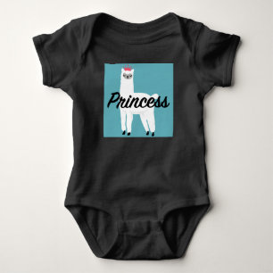 Princess Lama Design - Baby Jersey Bodysuit Strampler