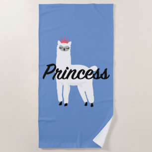 Princess Lama Design - Girls' Fine Jersey T - Shir Strandtuch