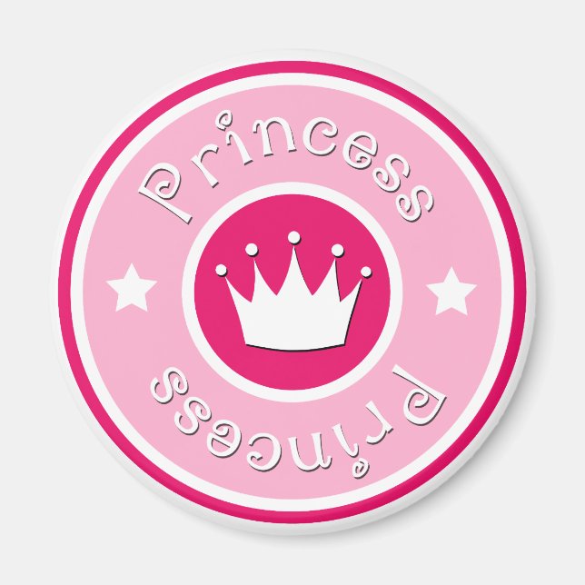 Princess-Logo Magnet (Vorne)