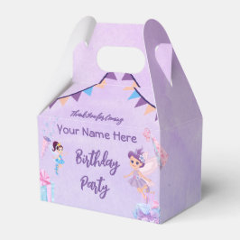Princess Mairytale Birthday Card Einladungs-Box Geschenkschachtel