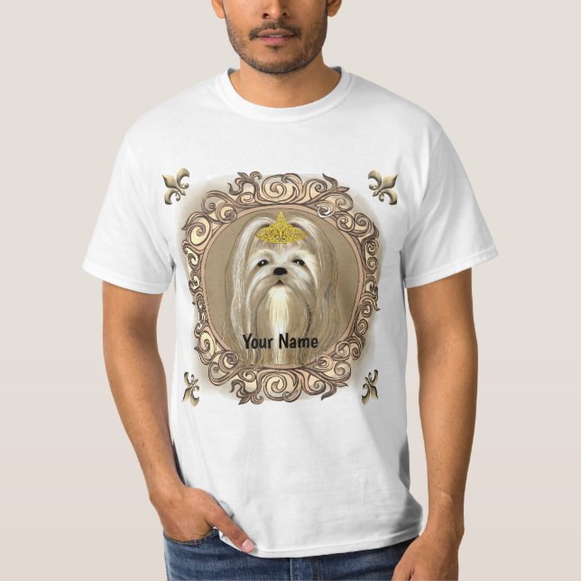Princess Maltese Dog T - Shirt (Vorderseite)