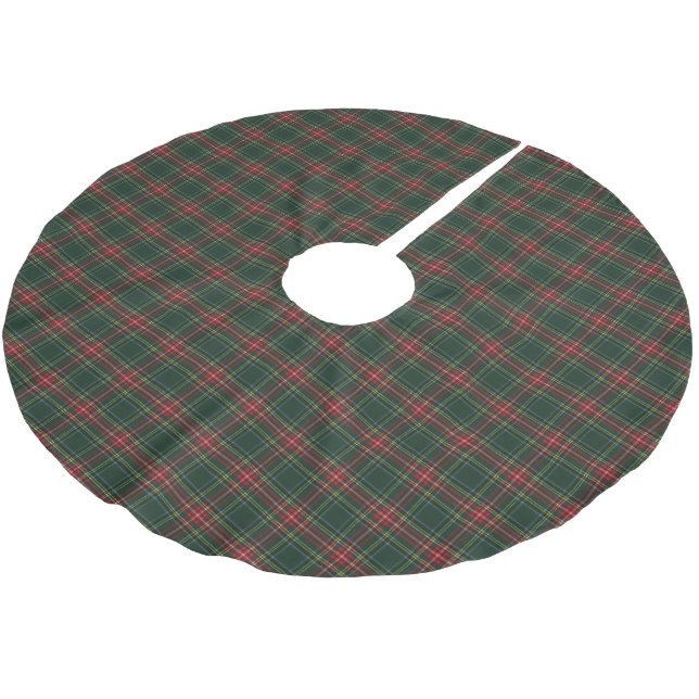 Princess Mary Scottish Tartan Polyester Weihnachtsbaumdecke (Schrägansicht)