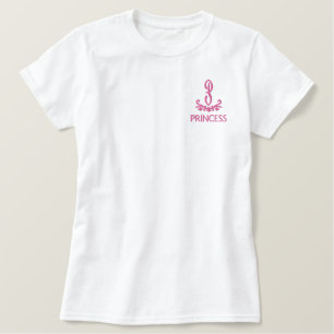 Princess Monogram Birthday T-Shirt