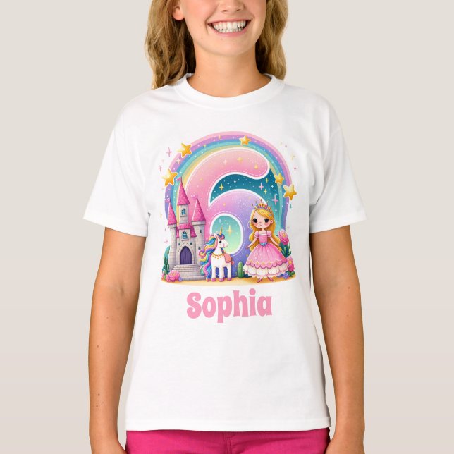 Princess name Enchanted Kingdom T-Shirt (Vorderseite)