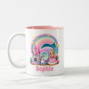 Princess name Enchanted Kingdom Zweifarbige Tasse