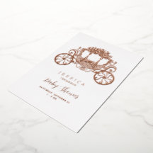 Princess On Way Baby Shower Rose Gold