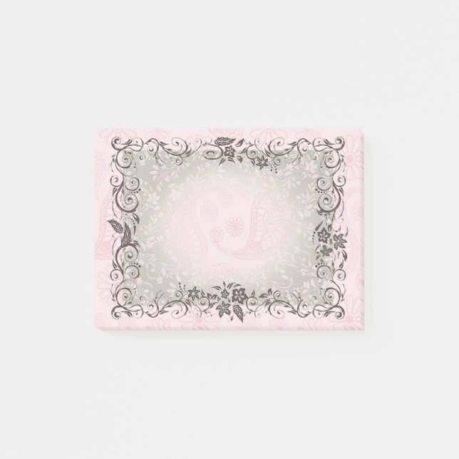 Princess Paisley Post It Notes Post-it Klebezettel (Vorderseite)