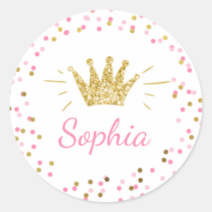 Princess Party Favoriser les étiquettes Enveloppe 