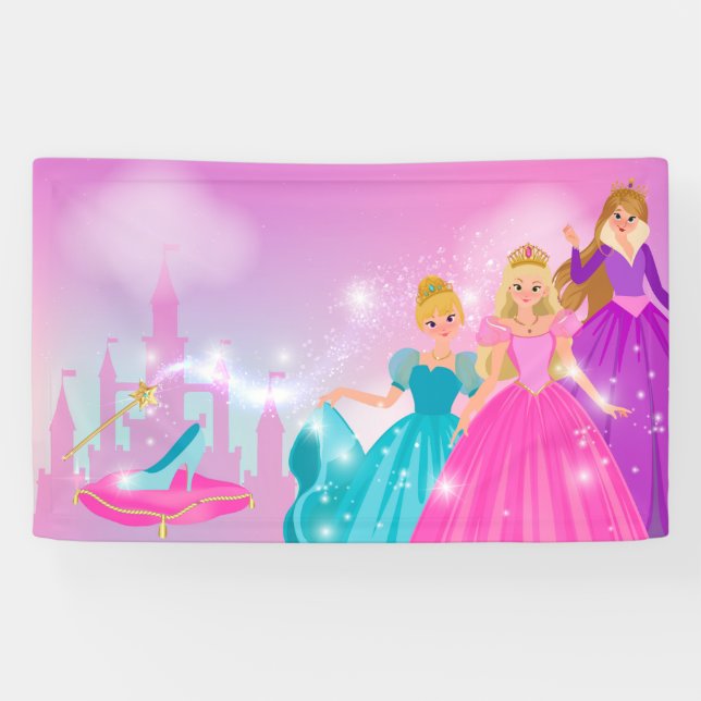Princess Party Große Banner (Horizontal)