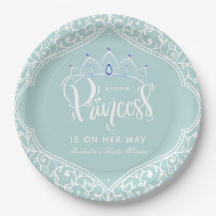 Princess Party Royal Personalisiert Baby Dusche Pappteller