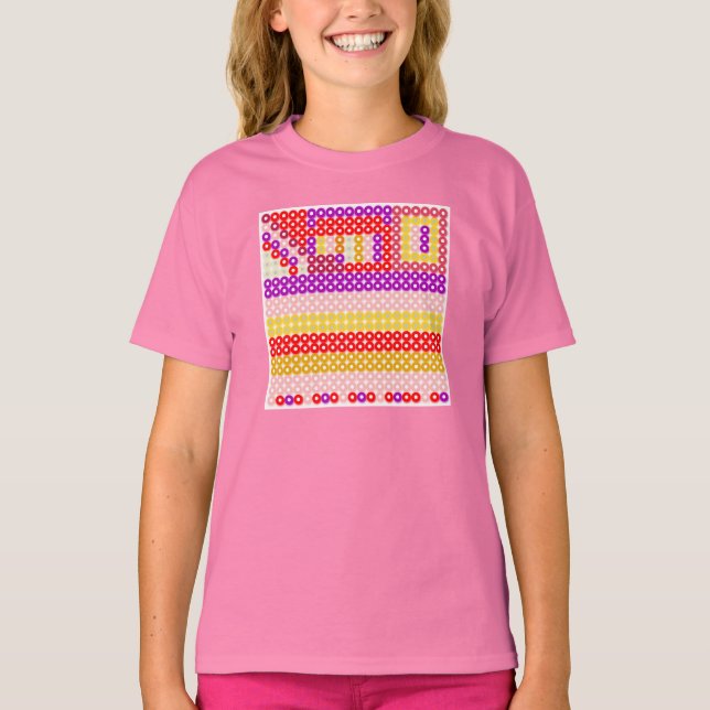 Princess Pattern #128 - PrinterKids T-Shirt (Vorderseite)