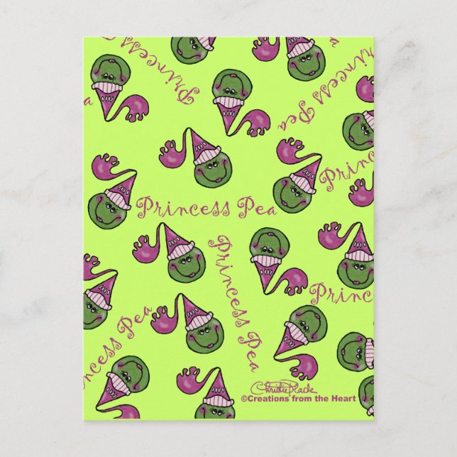 Princess Pea Postkarte (Vorderseite)