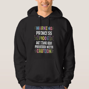 PRINCESS Personalisierter Name Lustig Süß Benutzer Hoodie