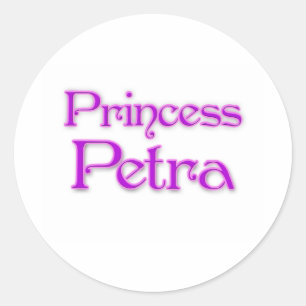 Princess Petra Runder Aufkleber
