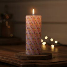 Princess Pillar Candle