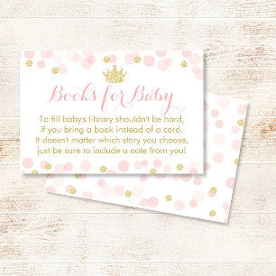 Princess Pink and Gold Baby showers Livres pour bé