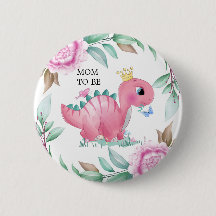 Princess Pink Dinosaur Peony Mama zum Kinderdusche