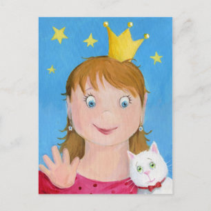 Princess Postcard Postkarte