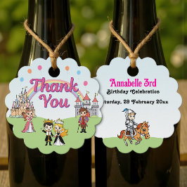 Princess & Prince Fairytale Castle Niedlich Vielen Geschenkanhänger