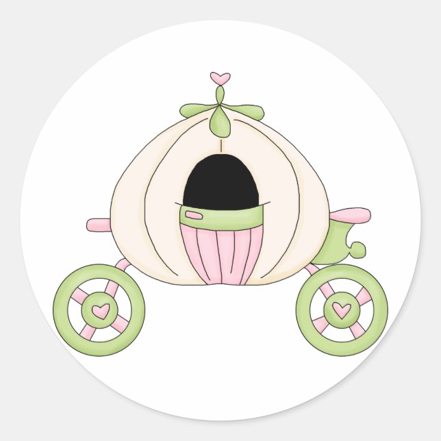 Princess Pumpkin Coach Sticker (Vorderseite)