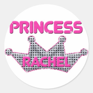 Princess Rachel Runder Aufkleber