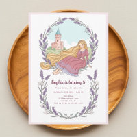Princess Rapunzel Floral Lavender Birthday
