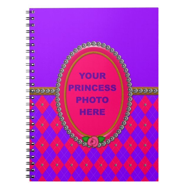 Princess Raute Frame-Spiral Notebook Notizblock (Vorderseite)