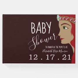 Princess Red Baby Dusche Gästebuch