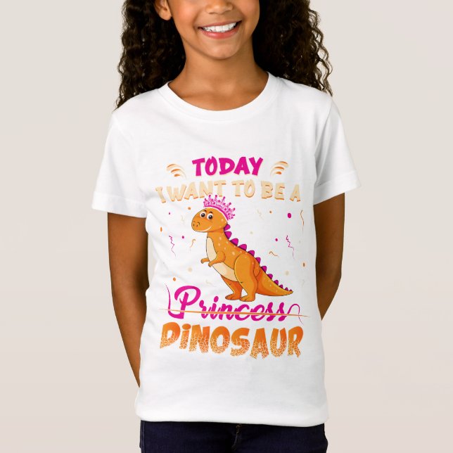 Princess Rex Dino Diva T-Shirt (Vorderseite)