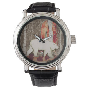 Princess Riding King Polar Bear Armbanduhr
