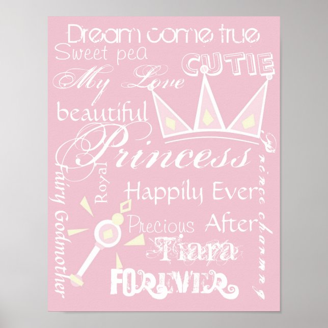 Princess room decor poster (Vorne)