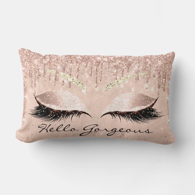 Princess Rose Makeup Lash Hallo Gorgeous Browns Lendenkissen (Vorderseite)