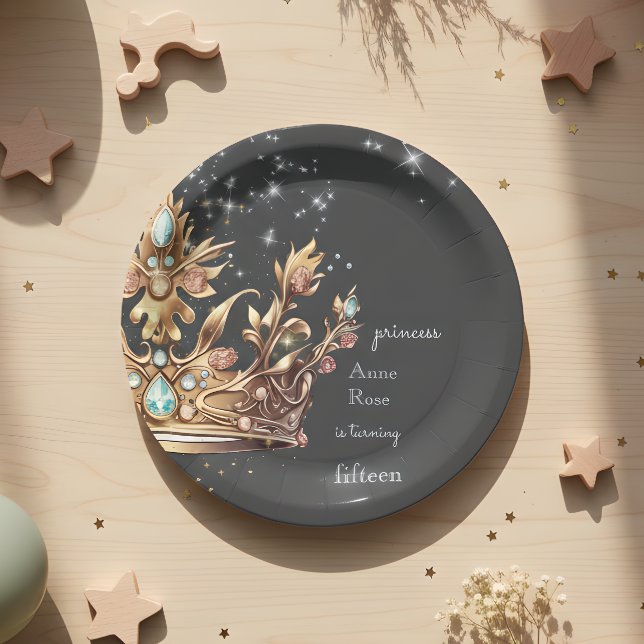 Princess Royal Birthday Pappteller (Von Creator hochgeladen)