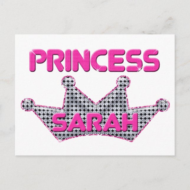 Princess Sarah Postkarte (Vorderseite)