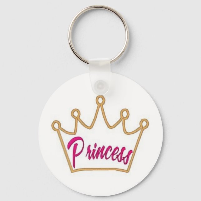 Princess Schlüsselanhänger von Lillianmadison.com (Vorderseite)