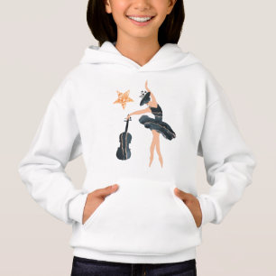 Princess Schmetterling Ballerina blau und gold Hoodie