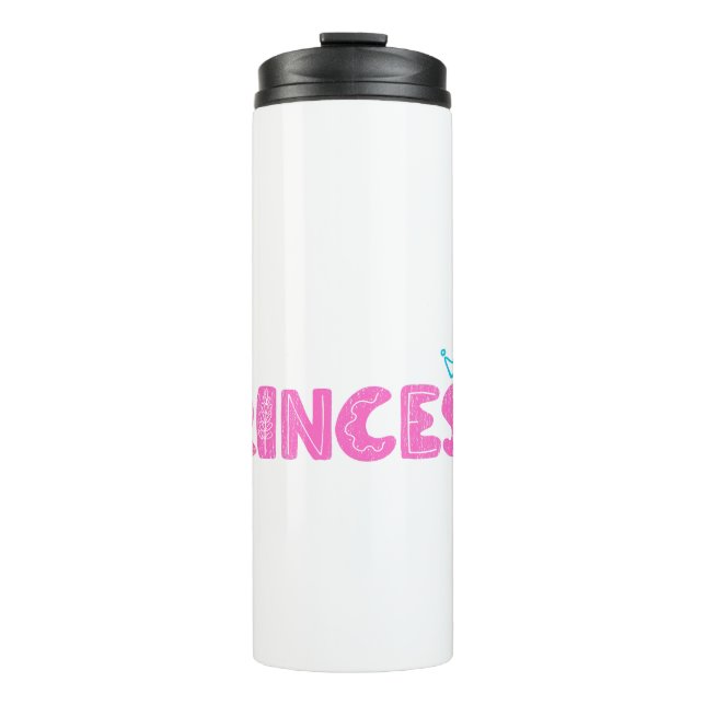 Princess-Schrift Thermosbecher (Vorderseite)