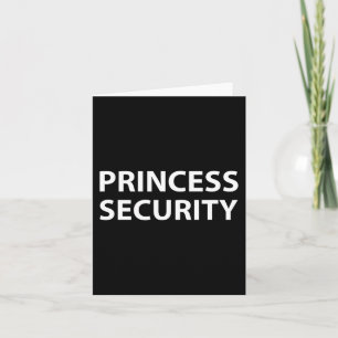 Princess Security Halloween Kostüm Vater Men Match Karte