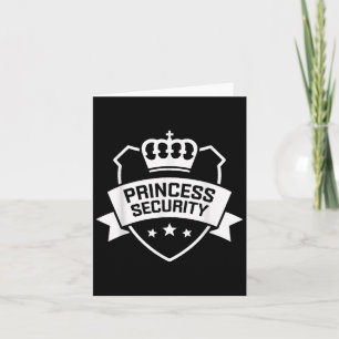 Princess Security Protection Geburtstagskinder Karte
