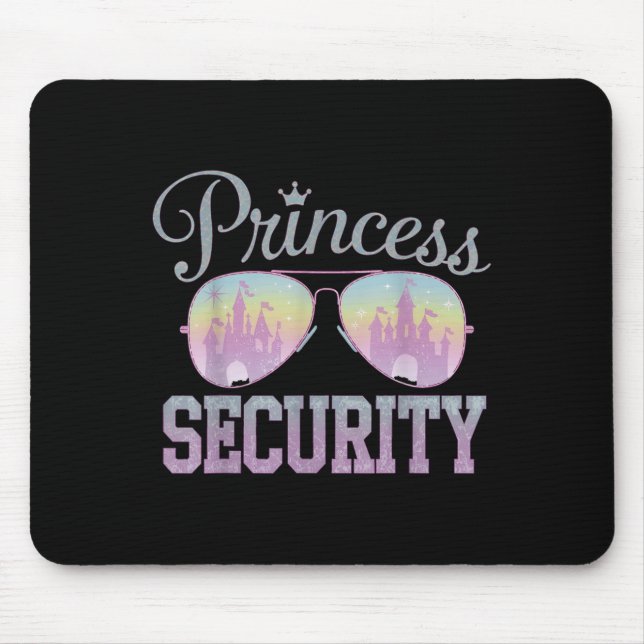 Princess Security Protection Retro Castle Men Wome Mousepad (Vorne)
