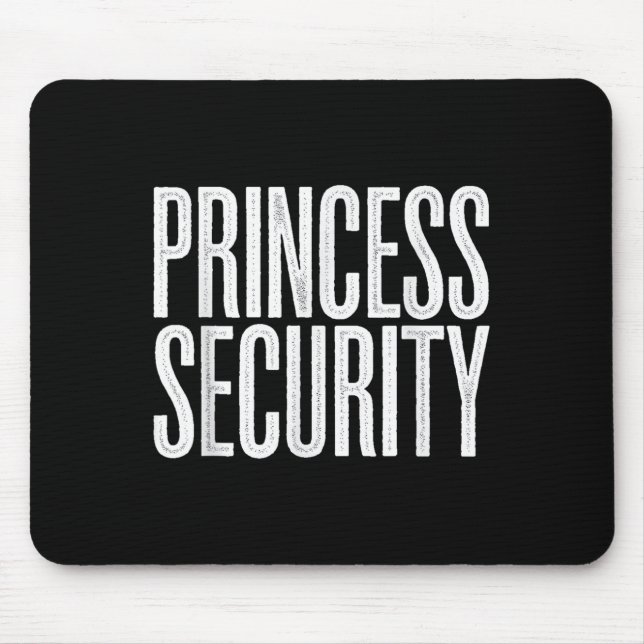 Princess Security Protection Retro Castle Mousepad (Vorne)