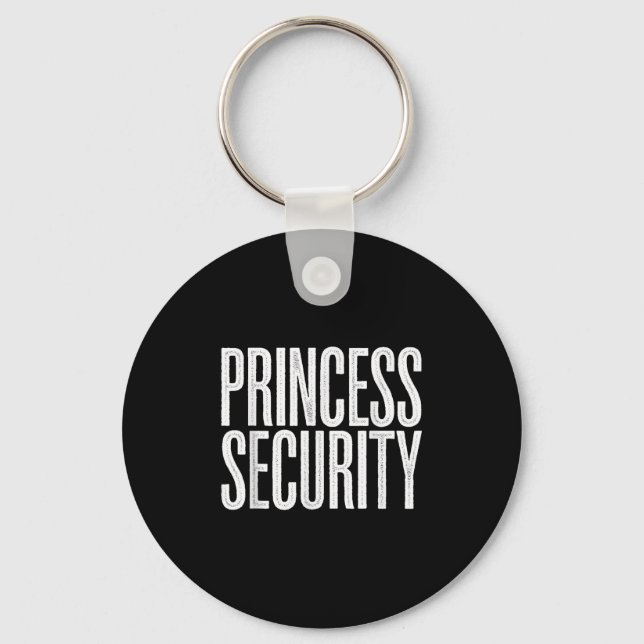 Princess Security Protection Retro Castle Schlüsselanhänger (Vorderseite)