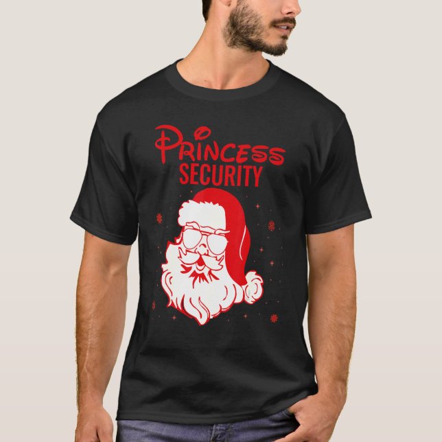 Princess Security Vater Team Big Brother Ankündigu T-Shirt (Vorderseite)
