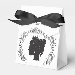 Princess Silhouette Personalisierte Bevorzugung Bo Geschenkschachtel
