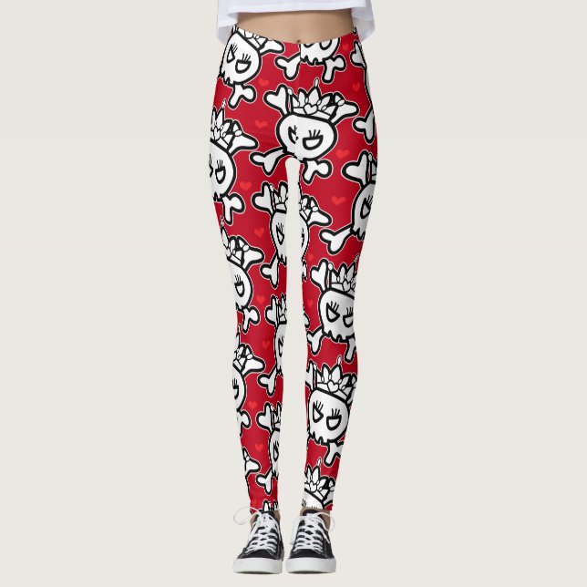 Princess Skull Leggings (Vorderseite)